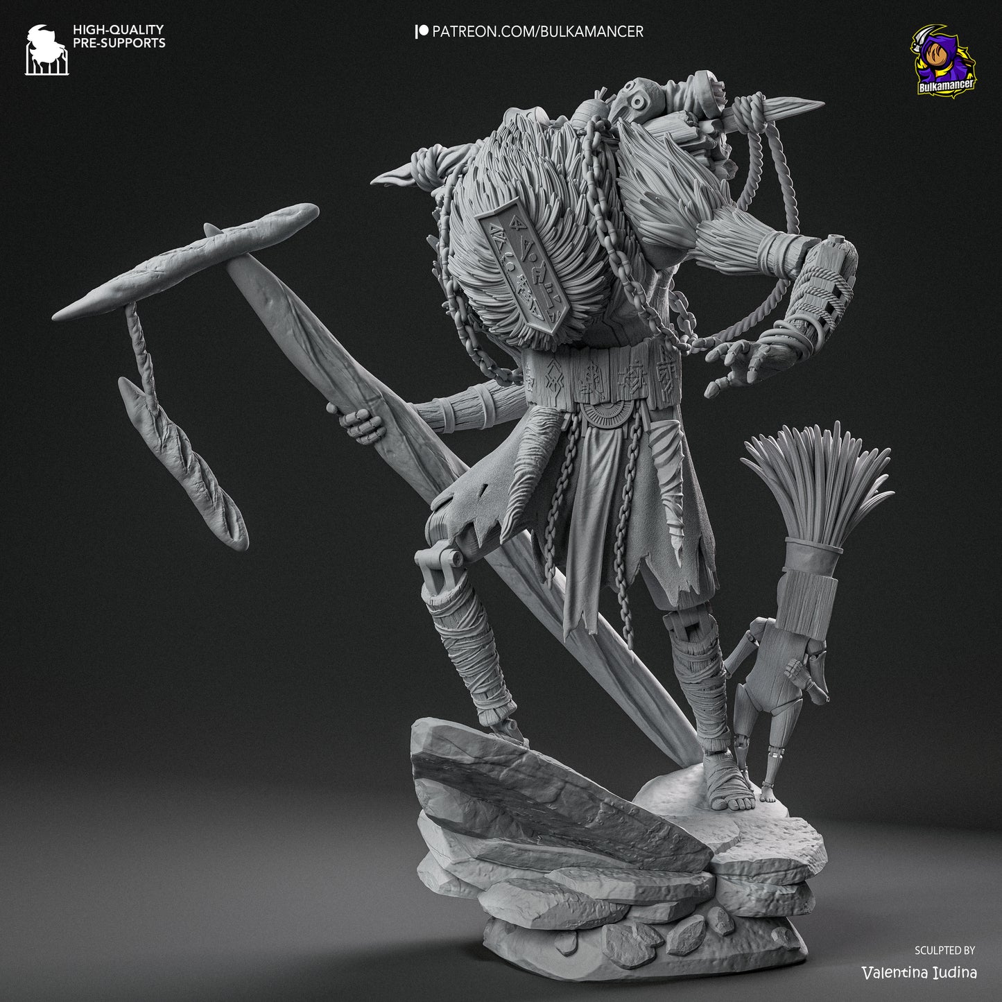 Feet Collector | Resin Garage Kit Figure Game Fan Art | Bulkamancer Sculpts