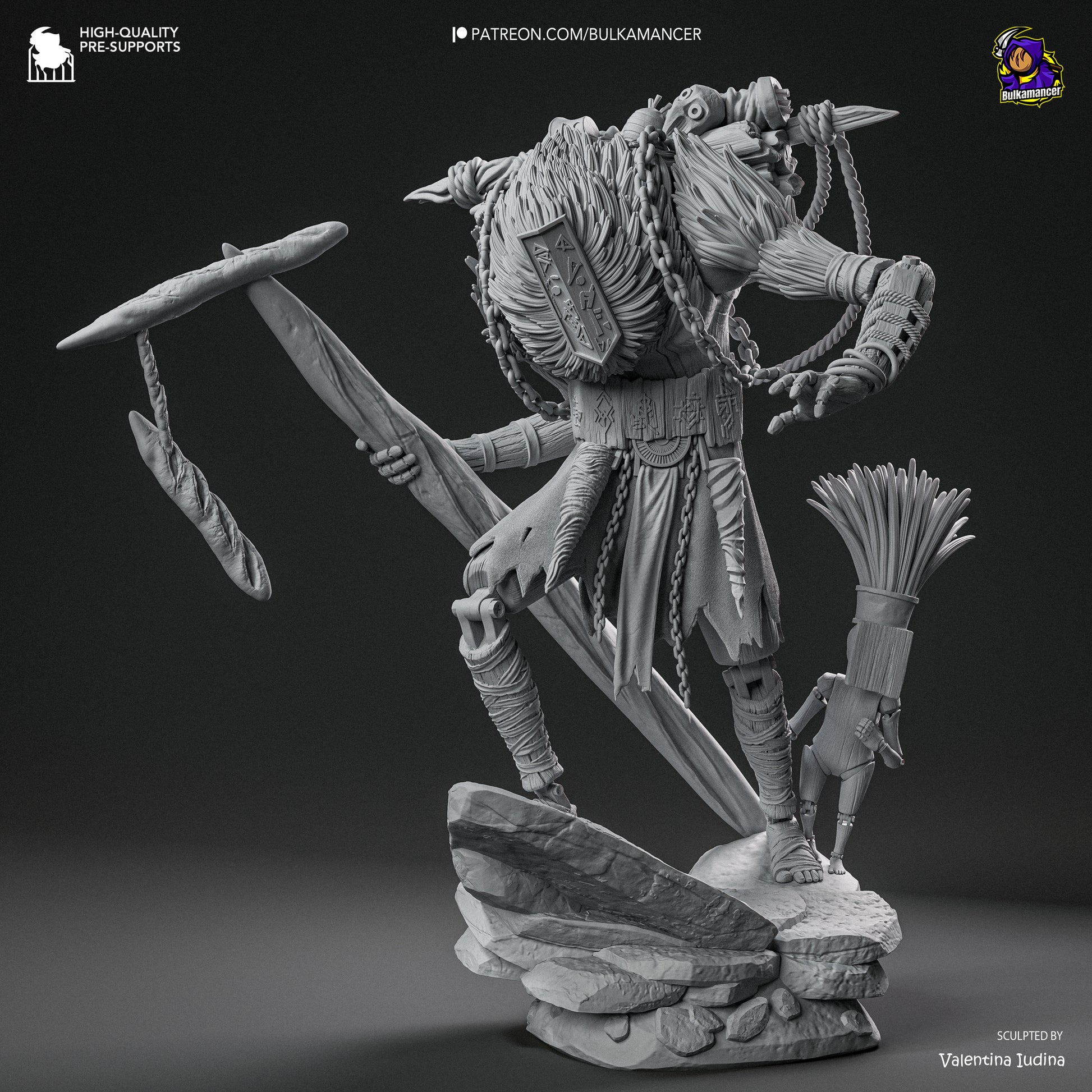 Feet Collector | Resin Garage Kit Figure Game Fan Art | Bulkamancer Sculpts