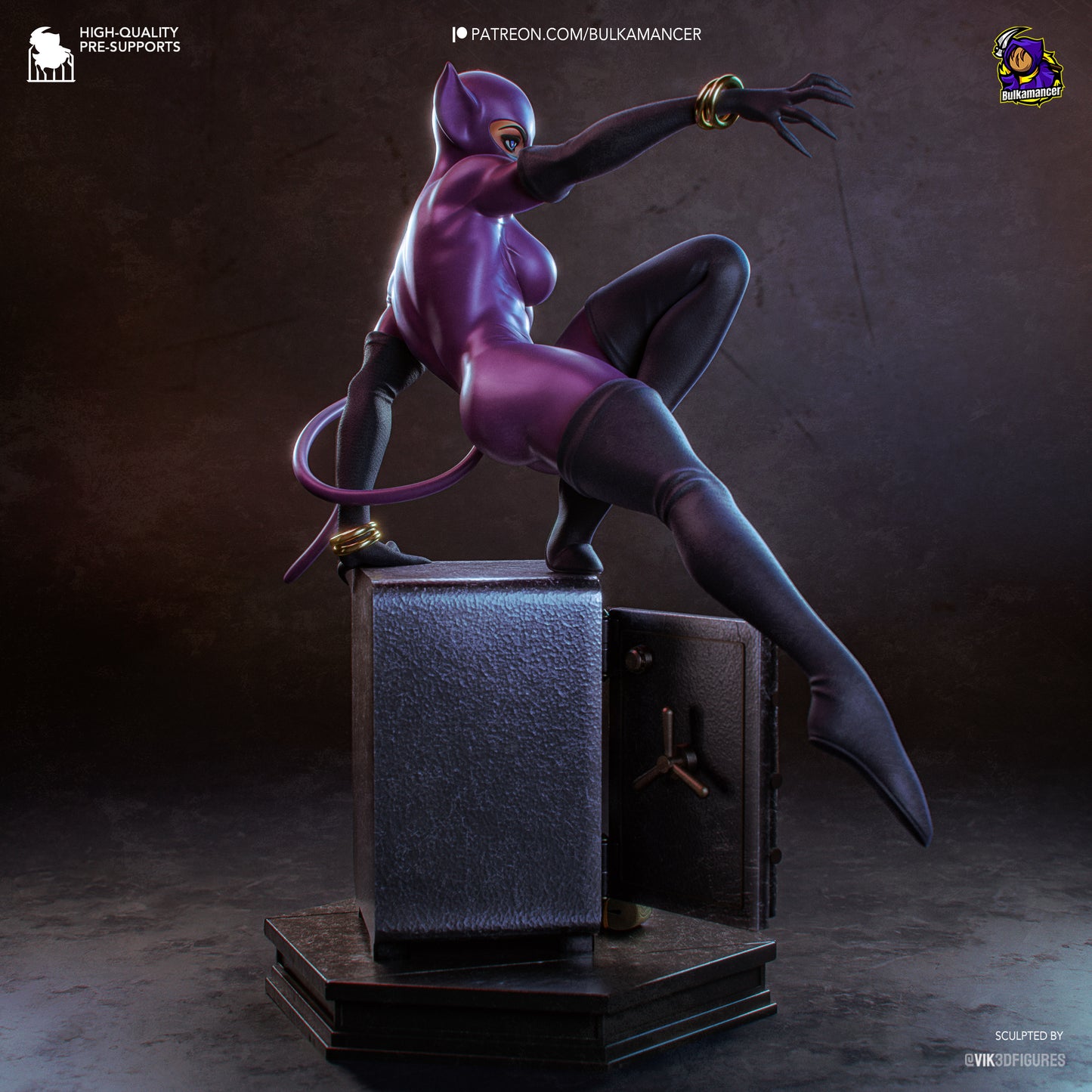 Feline Burglar | Resin Garage Kit Figure | Bulkamancer Sculpts