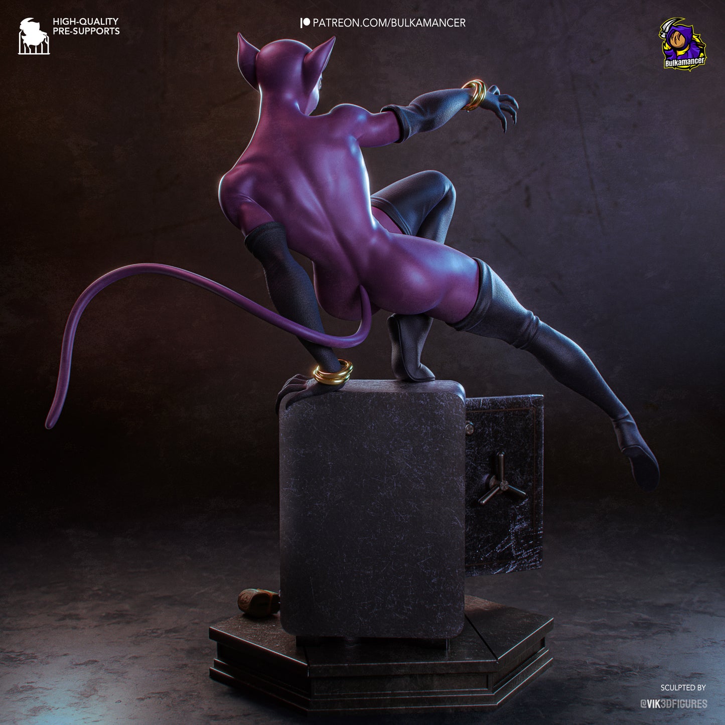 Feline Burglar | Resin Garage Kit Figure | Bulkamancer Sculpts