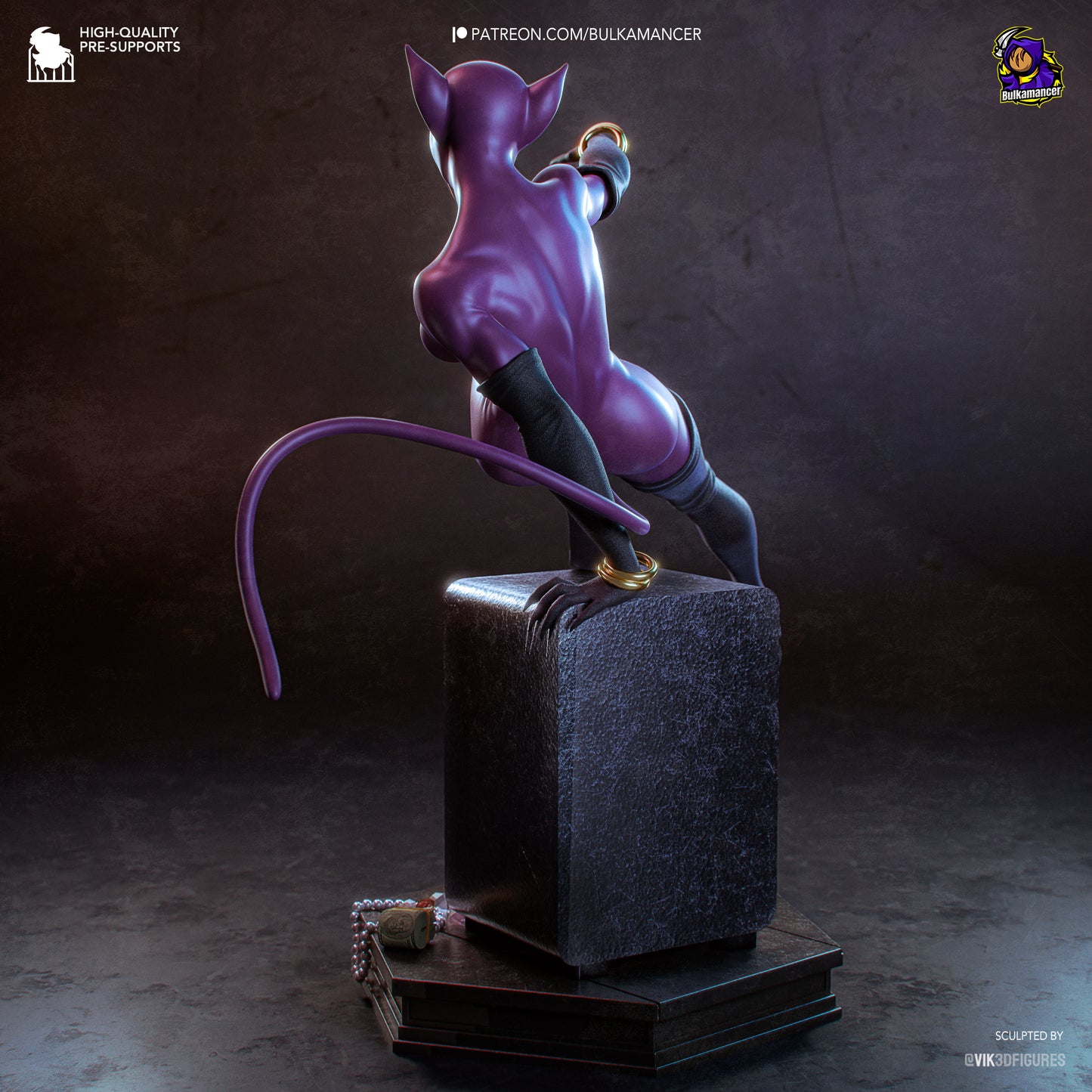 Feline Burglar | Resin Garage Kit Figure | Bulkamancer Sculpts