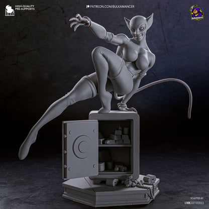 Feline Burglar | Resin Garage Kit Figure | Bulkamancer Sculpts