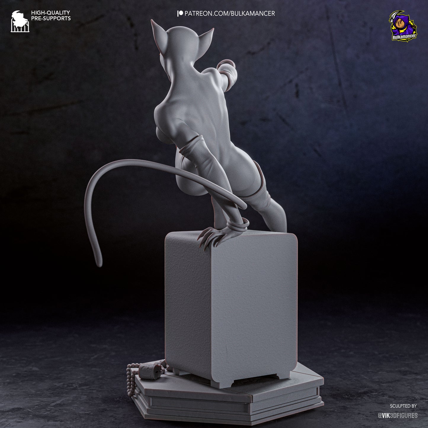 Feline Burglar | Resin Garage Kit Figure | Bulkamancer Sculpts