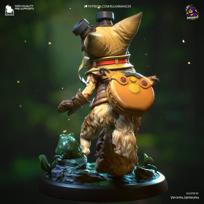 Feline Hunter | Resin Garage Kit Figure Game Fan Art | Bulkamancer Sculpts