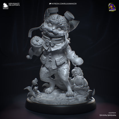 Feline Hunter | Resin Garage Kit Figure Game Fan Art | Bulkamancer Sculpts