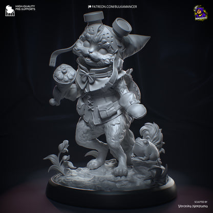 Feline Hunter | Resin Garage Kit Figure Game Fan Art | Bulkamancer Sculpts