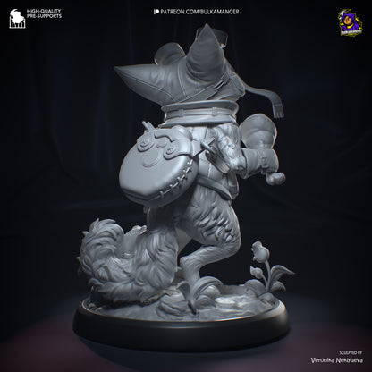 Feline Hunter | Resin Garage Kit Figure Game Fan Art | Bulkamancer Sculpts