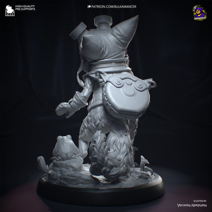 Feline Hunter | Resin Garage Kit Figure Game Fan Art | Bulkamancer Sculpts
