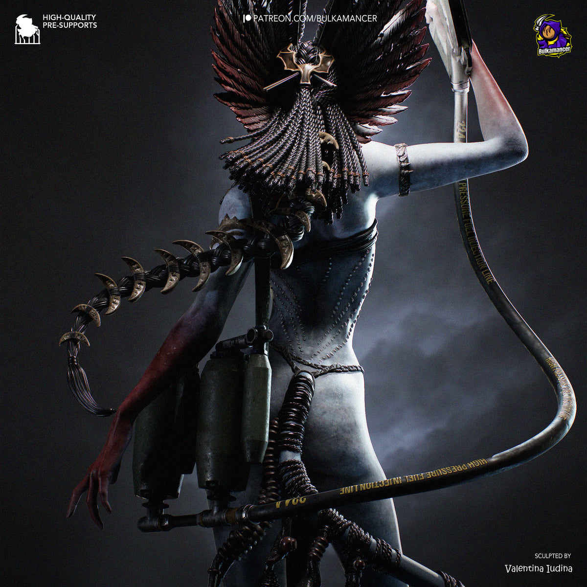 Ingeniero de escuadrón aerotransportado | Figura de kit de resina para garaje | Bulkamancer Sculpts