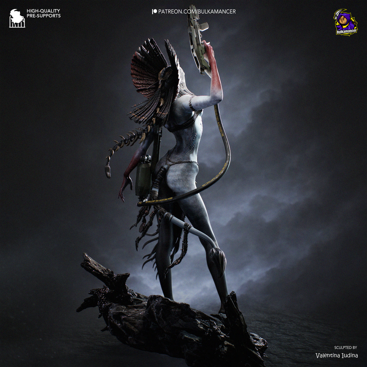 Ingeniero de escuadrón aerotransportado | Figura de kit de resina para garaje | Bulkamancer Sculpts