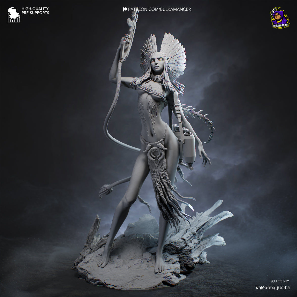 Ingeniero de escuadrón aerotransportado | Figura de kit de resina para garaje | Bulkamancer Sculpts