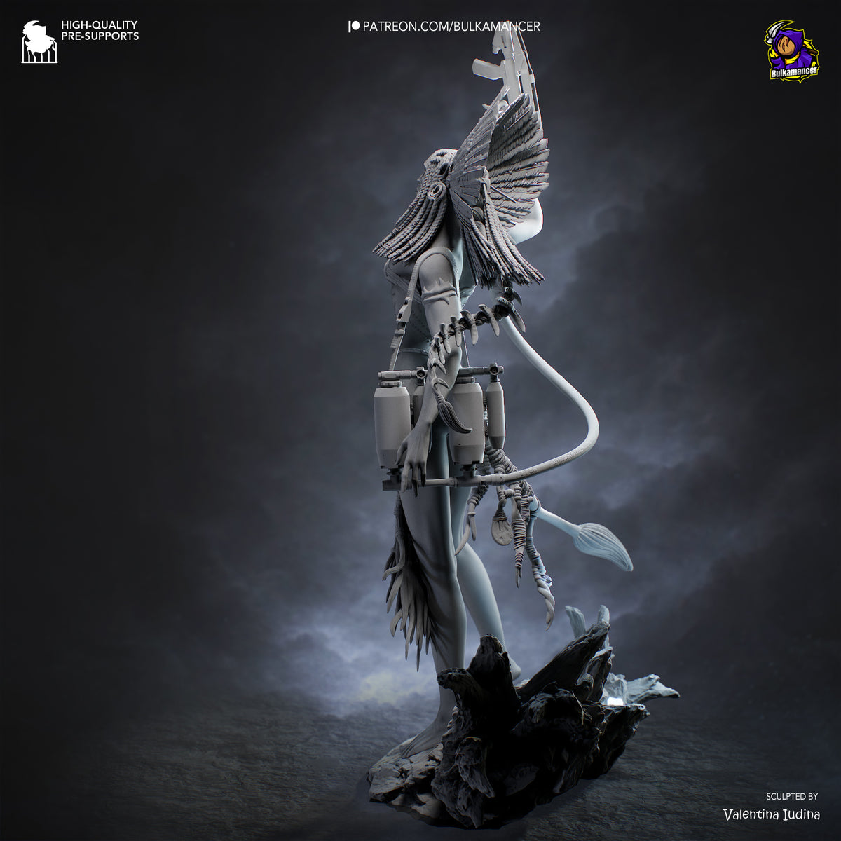 Ingeniero de escuadrón aerotransportado | Figura de kit de resina para garaje | Bulkamancer Sculpts
