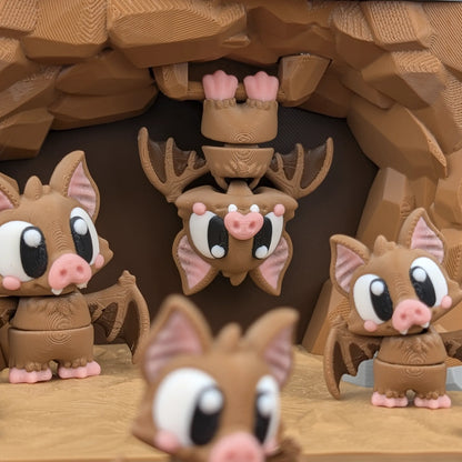 Flexi Bats Cave Playset | 3DGOB - Tattles Told 3D