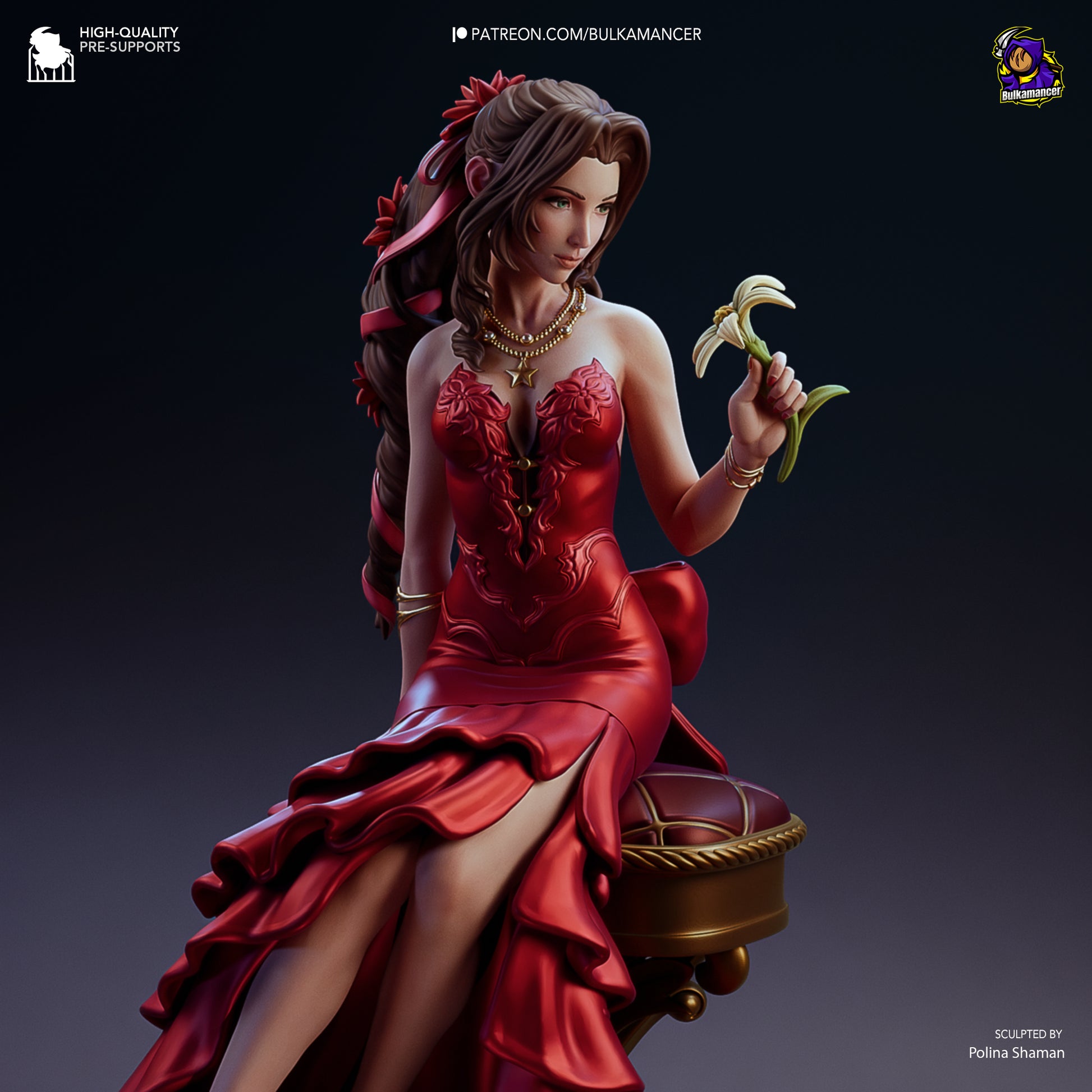 Flower Peddler | Resin Garage Kit Figure Game Fan Art | Bulkamancer Sculpts