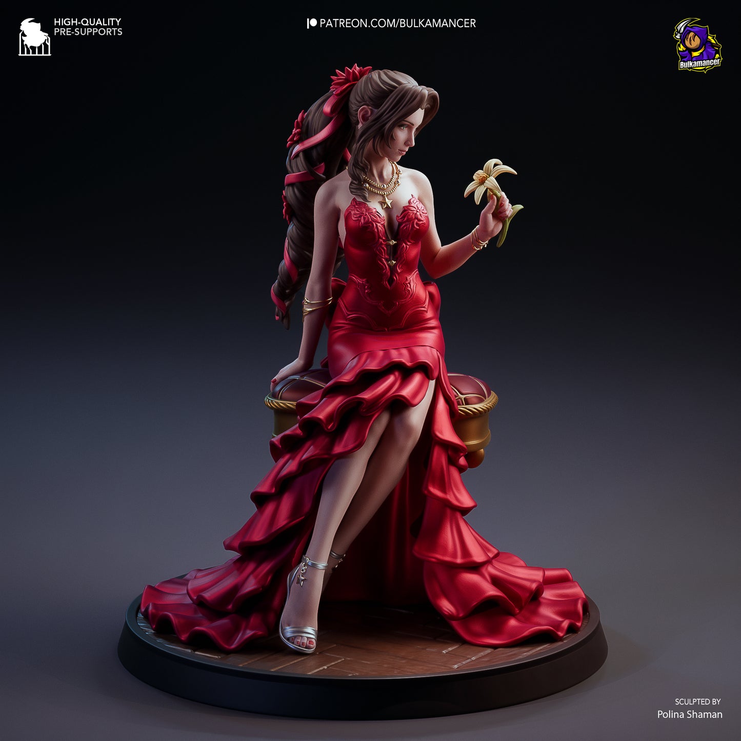 Flower Peddler | Resin Garage Kit Figure Game Fan Art | Bulkamancer Sculpts
