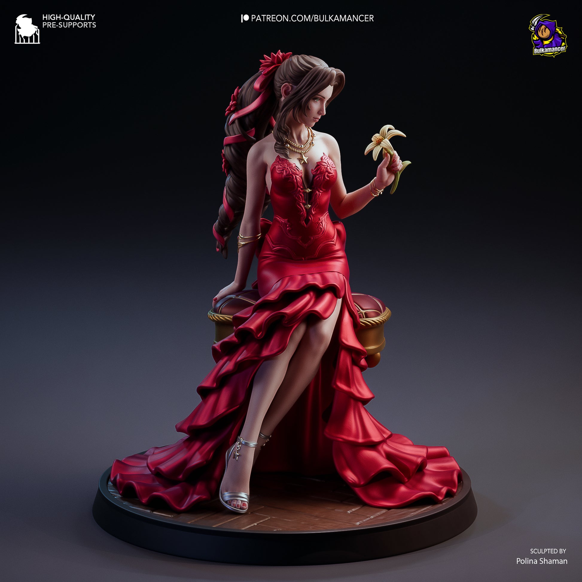 Flower Peddler | Resin Garage Kit Figure Game Fan Art | Bulkamancer Sculpts