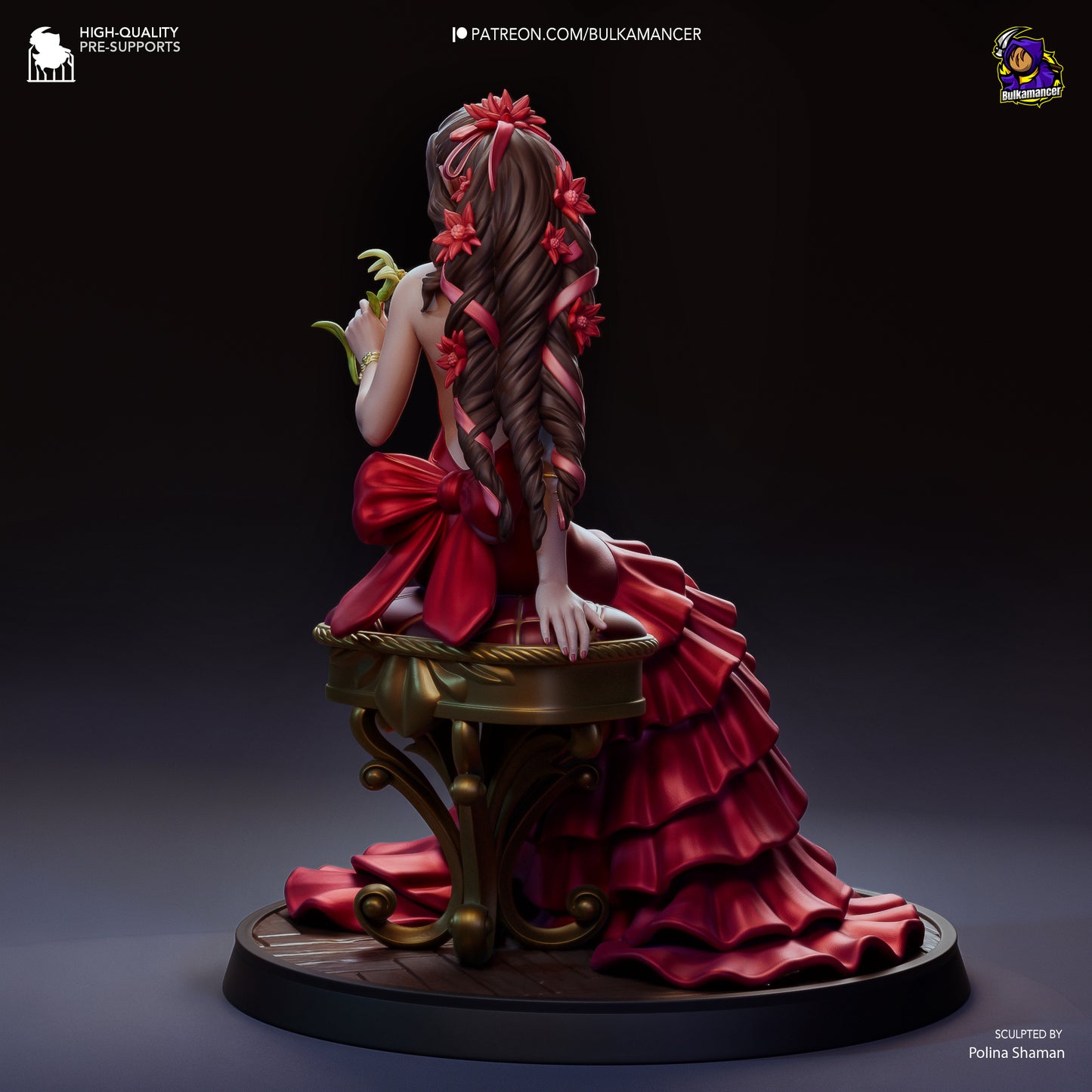 Flower Peddler | Resin Garage Kit Figure Game Fan Art | Bulkamancer Sculpts