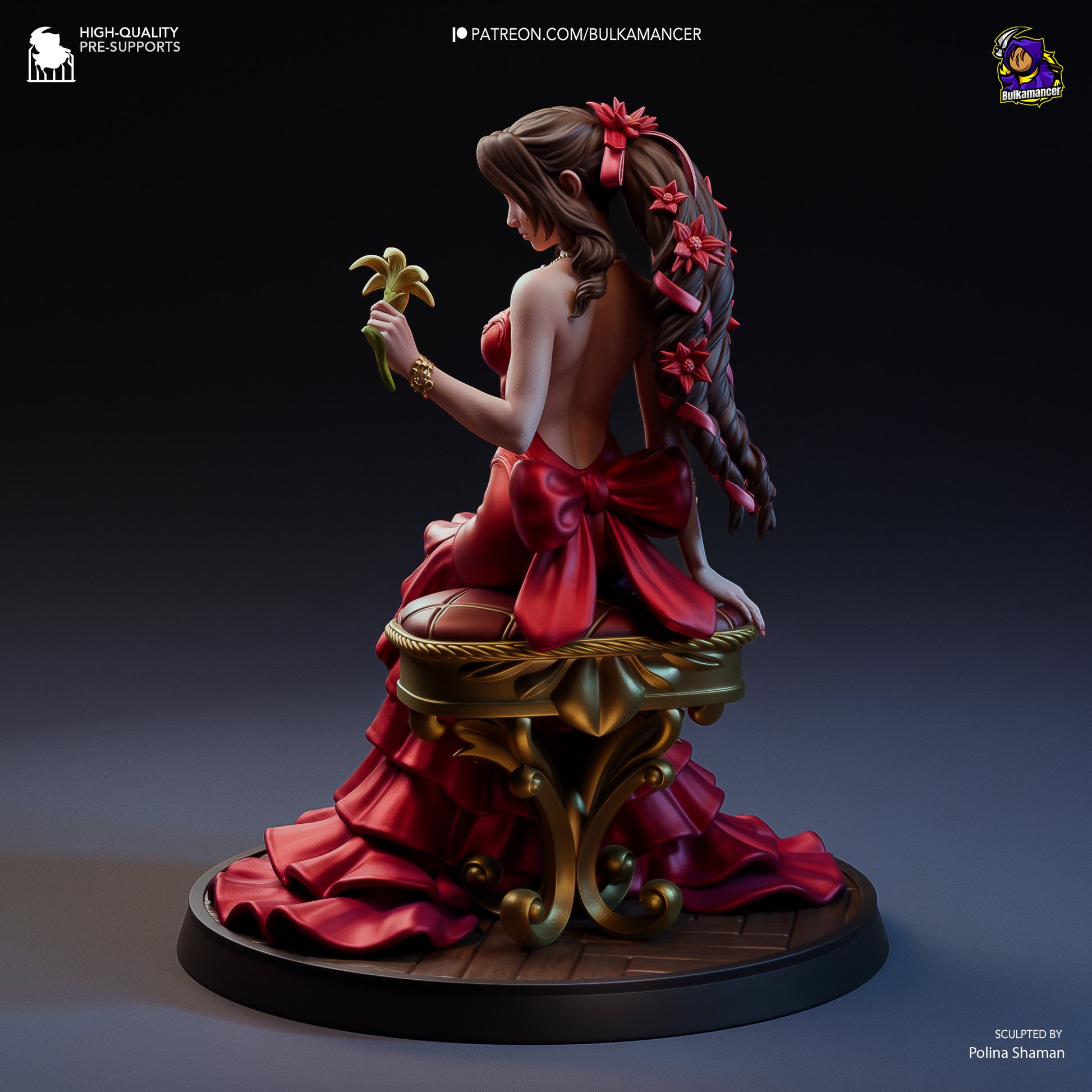 Flower Peddler | Resin Garage Kit Figure Game Fan Art | Bulkamancer Sculpts