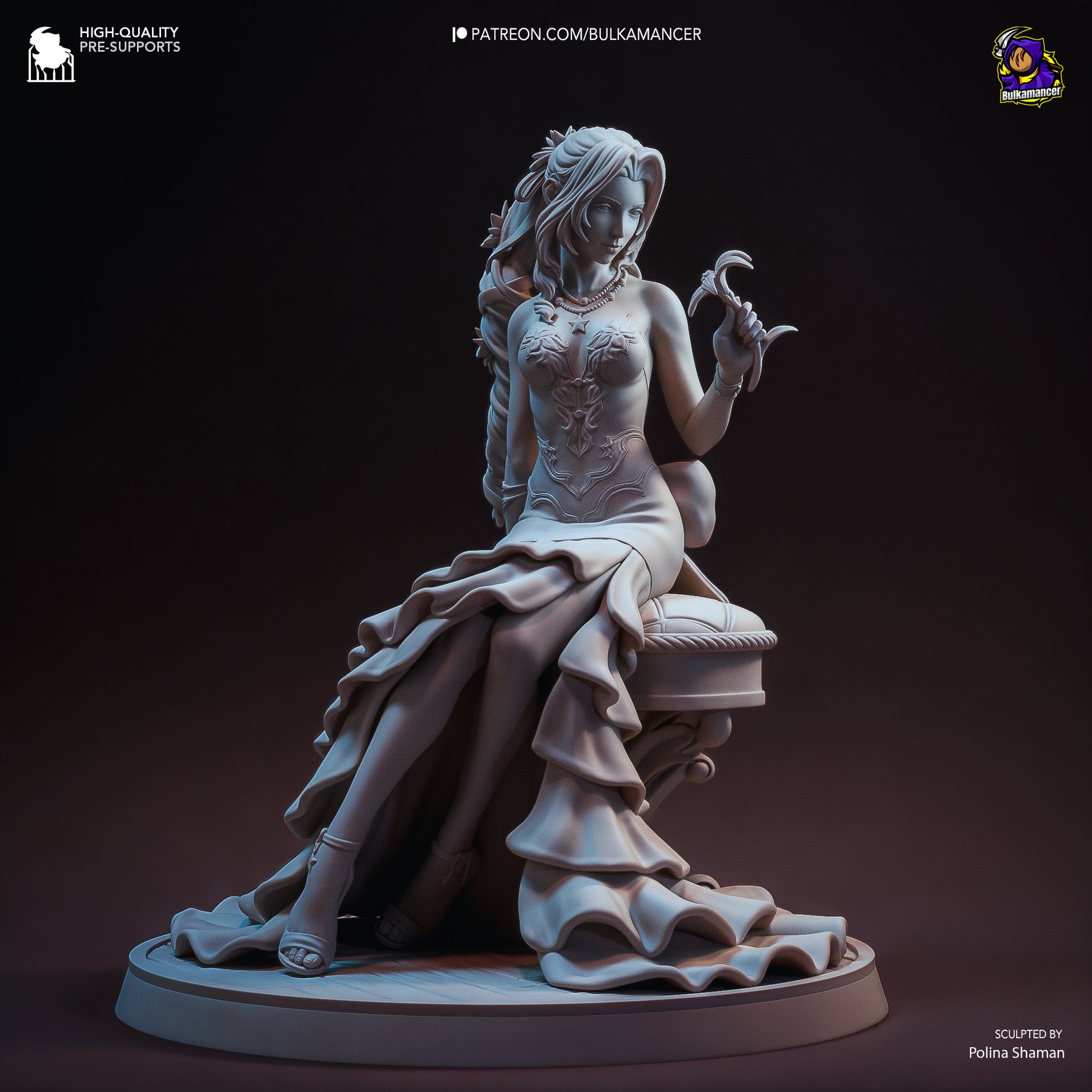 Flower Peddler | Resin Garage Kit Figure Game Fan Art | Bulkamancer Sculpts
