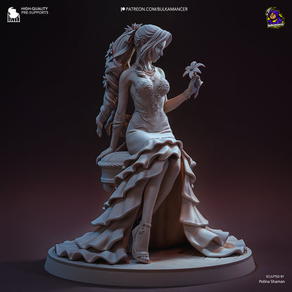 Flower Peddler | Resin Garage Kit Figure Game Fan Art | Bulkamancer Sculpts