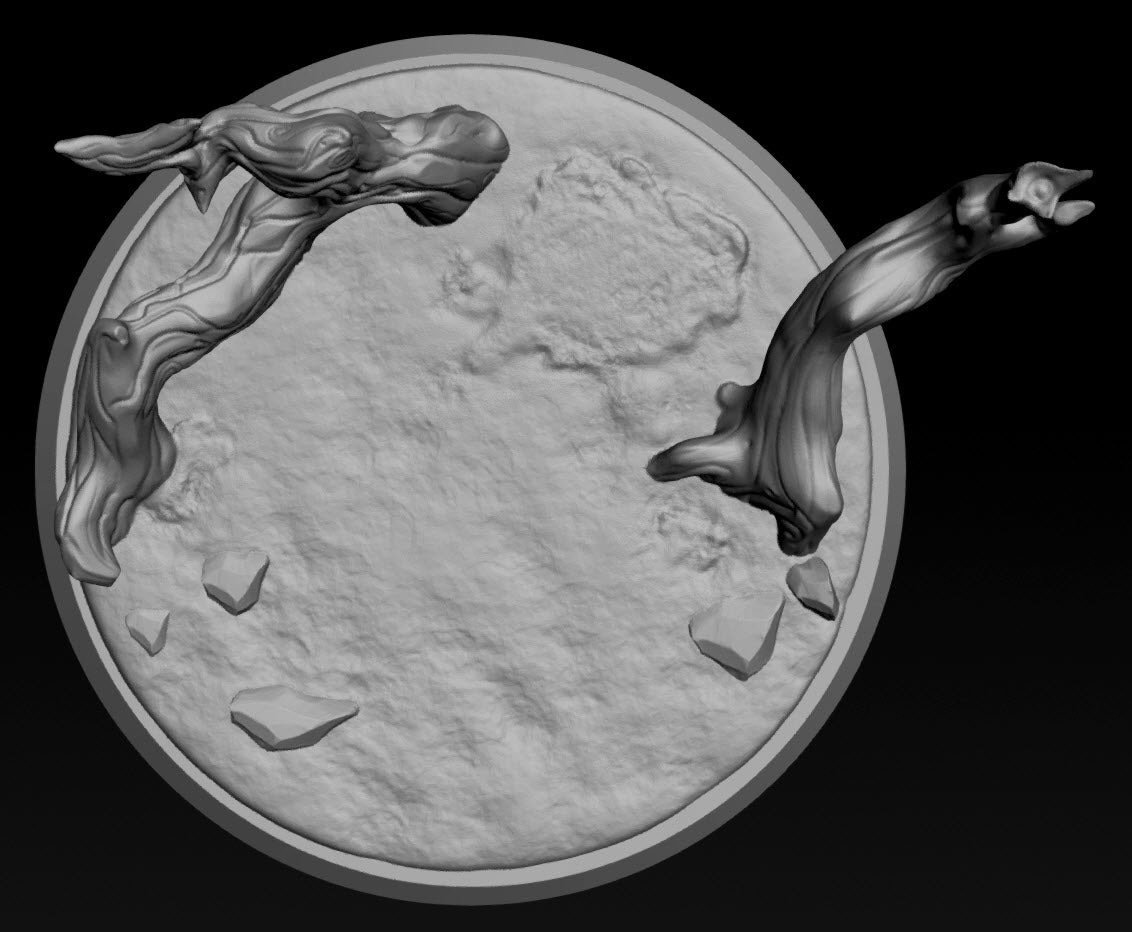 Wicked Hills Asylum Special Bases | TTRPG Miniature Sculpted Base | Great Grimoire