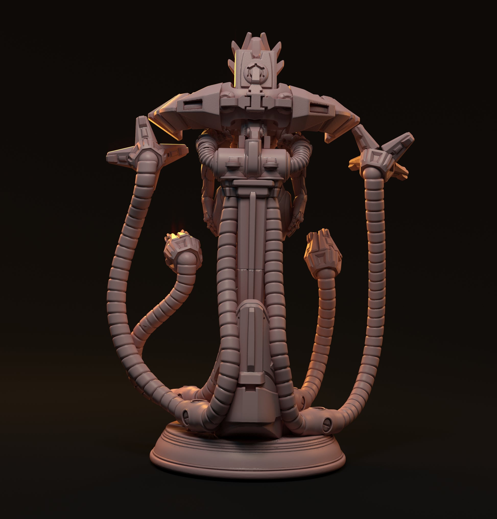 Frei, Cyborg Pin Up | D&D TTRPG Miniature | Hardwitch Games