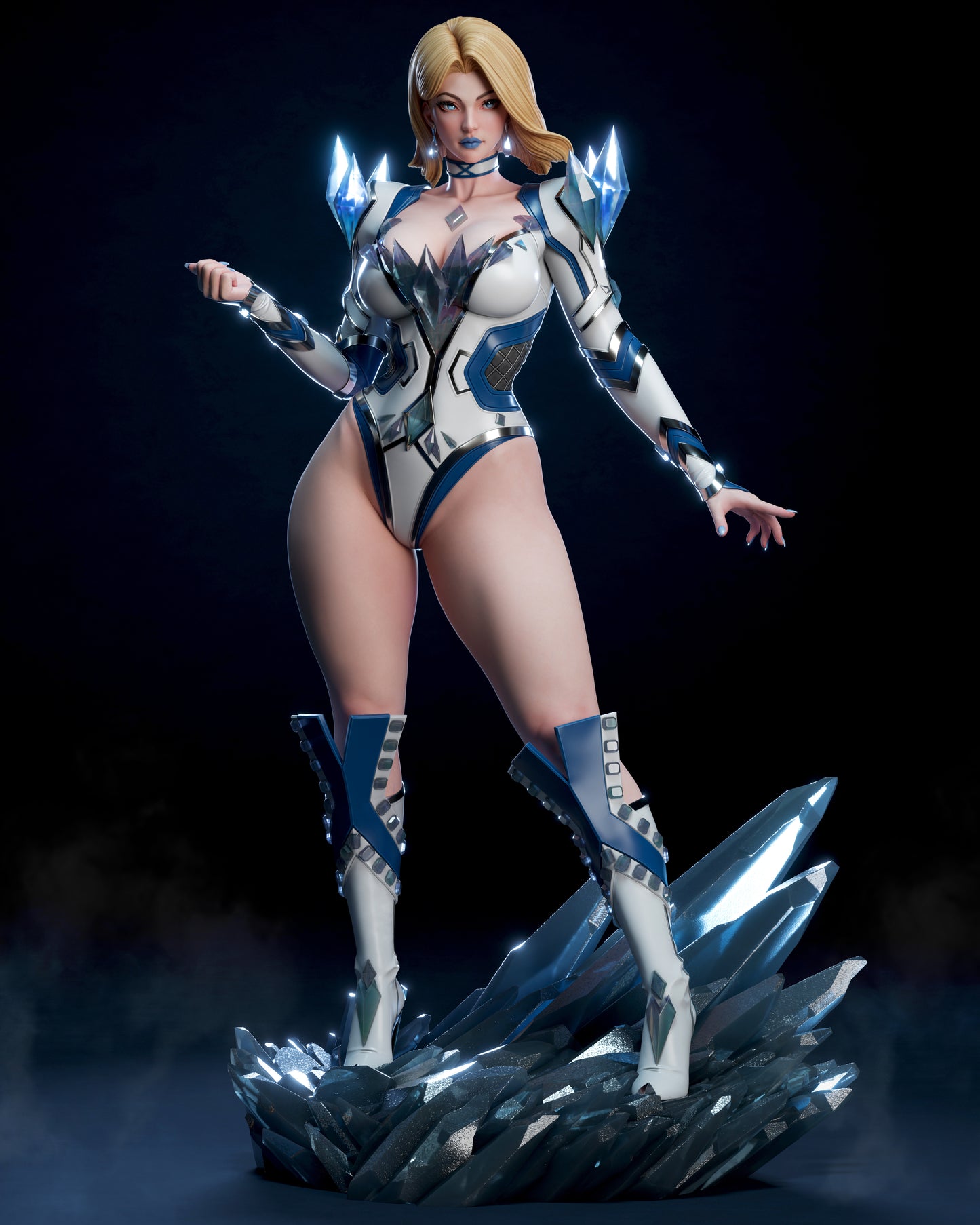 1:12 Diamond Diva | 3D Printed Resin Garage Kit Figure | CA 3D Studios