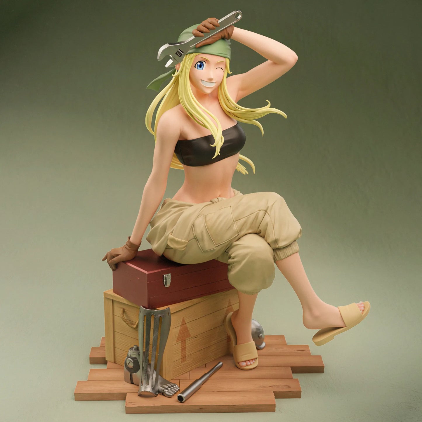 1:12 Master Prosthetic Mechanic | 3D Printed Resin Garage Kit Figure | CA 3D Studios
