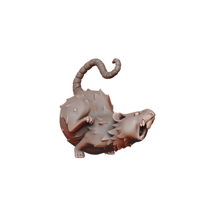 Giant Rat Full Set | D&D TTRPG Miniature | Manuel Boria