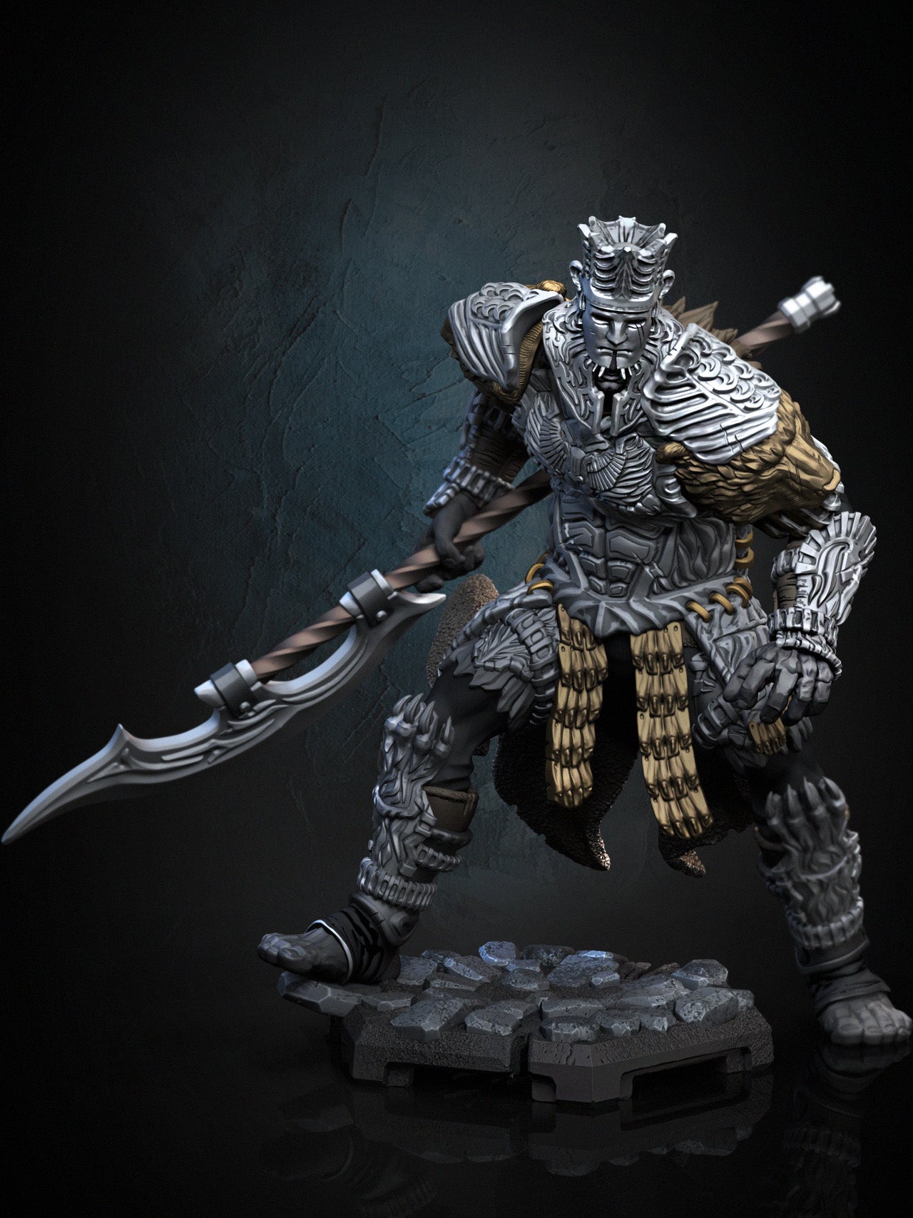 Champion Gumbear | D&D TTRPG Miniature | Dragun Studios