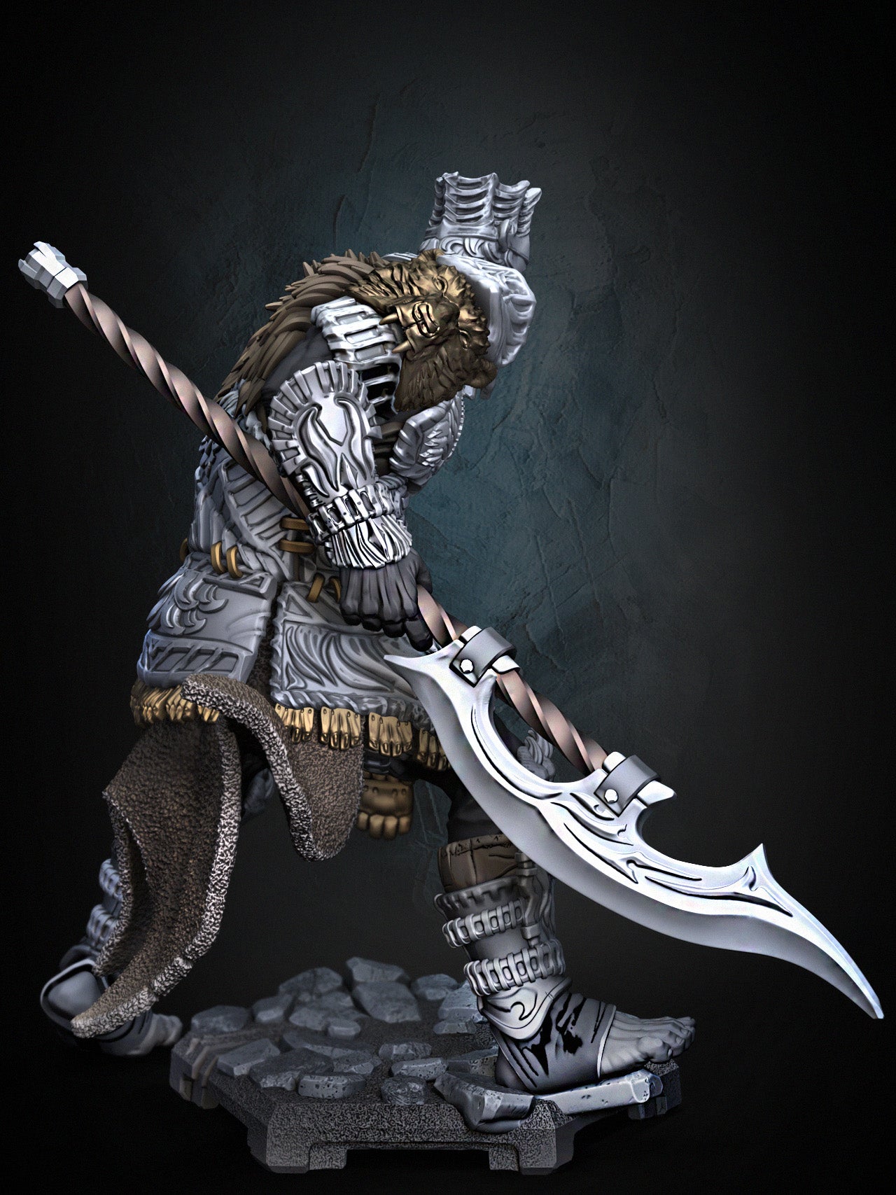 Champion Gumbear | D&D TTRPG Miniature | Dragun Studios