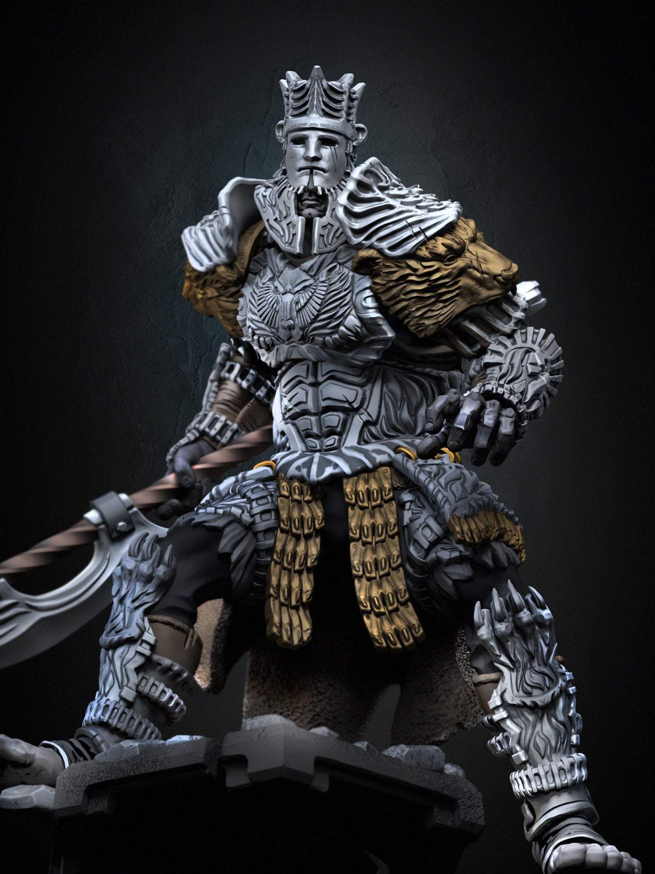 Champion Gumbear | D&D TTRPG Miniature | Dragun Studios