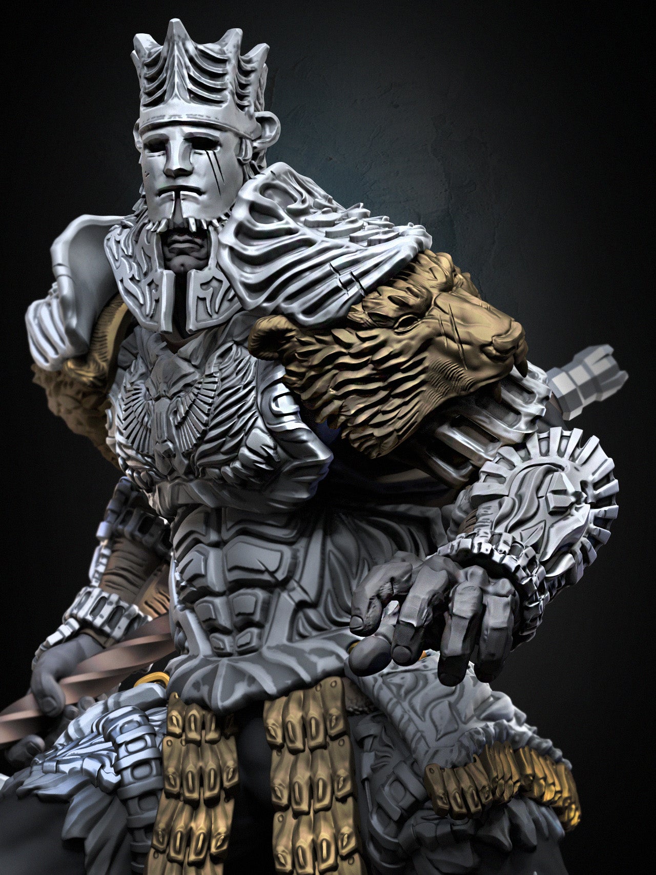 Champion Gumbear | D&D TTRPG Miniature | Dragun Studios