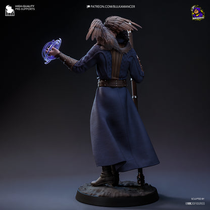 Goddess-Favored Wizard | Resin Garage Kit Figure Game Fan Art | Bulkamancer Sculpts