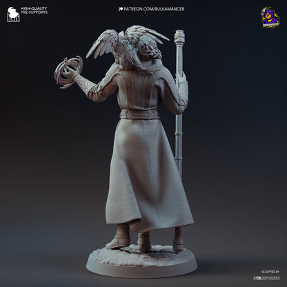 Goddess-Favored Wizard | Resin Garage Kit Figure Game Fan Art | Bulkamancer Sculpts