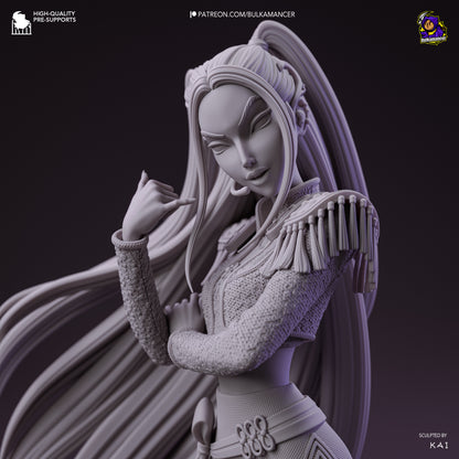 Golden Dancer | Resin Garage Kit Figure Game Fan Art | Bulkamancer Sculpts