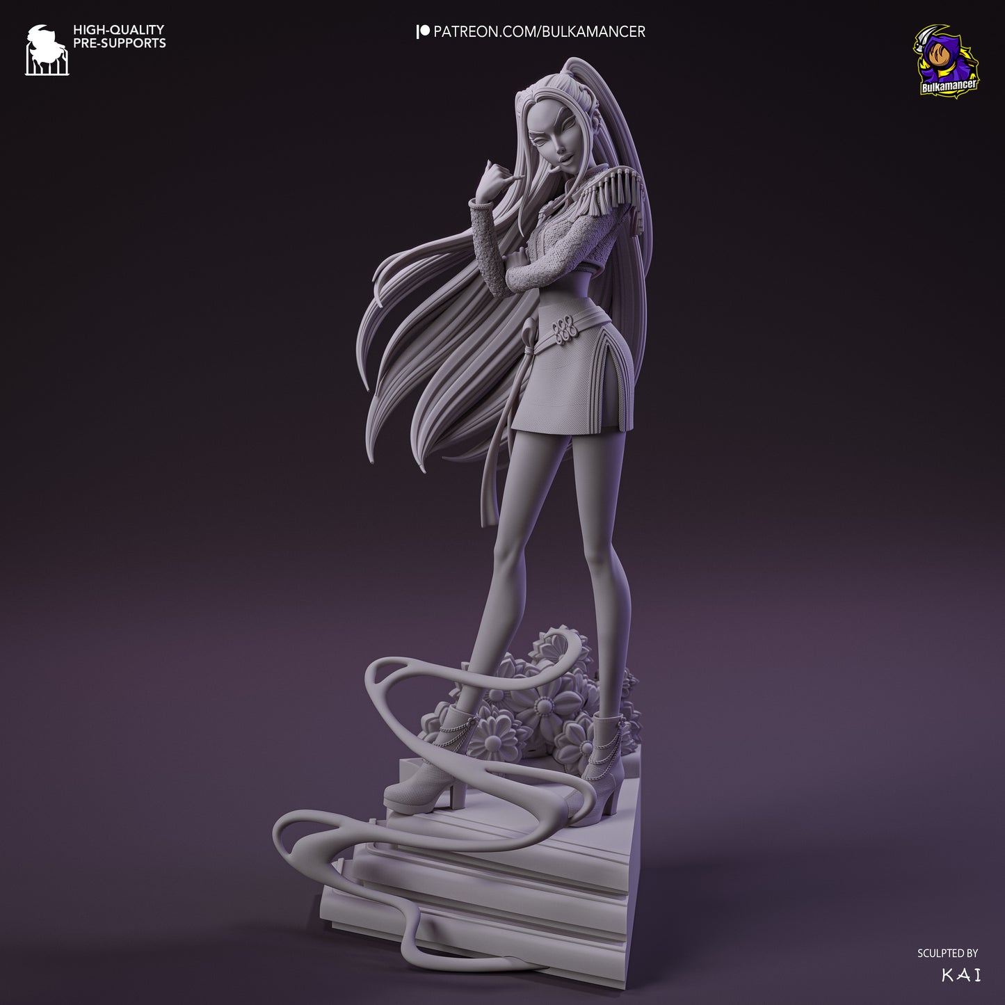 Golden Dancer | Resin Garage Kit Figure Game Fan Art | Bulkamancer Sculpts