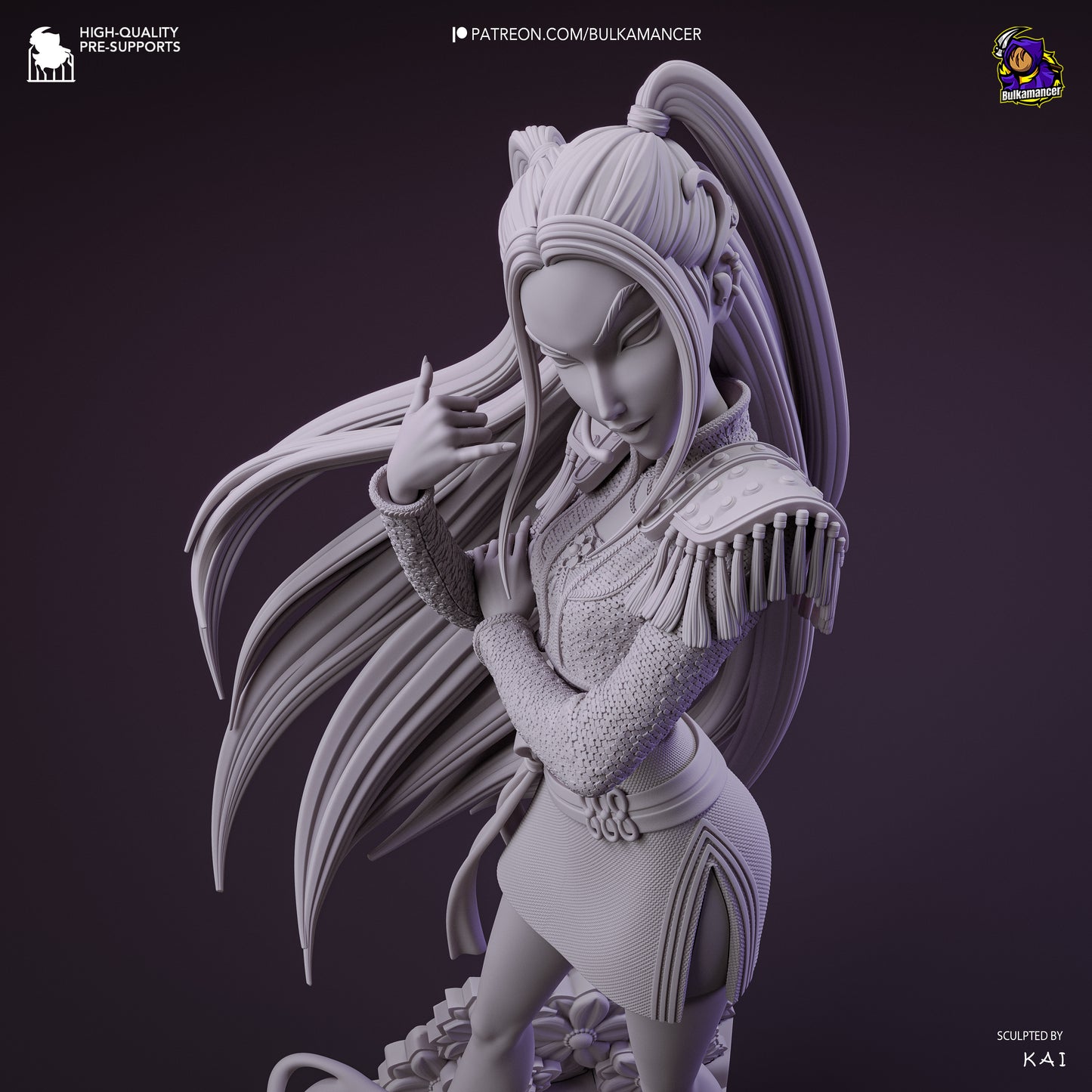 Golden Dancer | Resin Garage Kit Figure Game Fan Art | Bulkamancer Sculpts