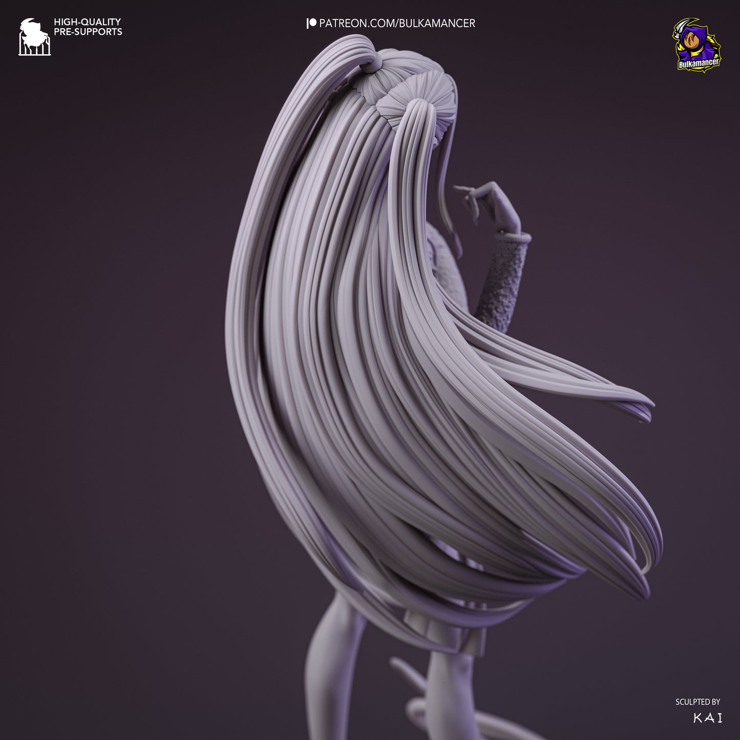 Golden Dancer | Resin Garage Kit Figure Game Fan Art | Bulkamancer Sculpts
