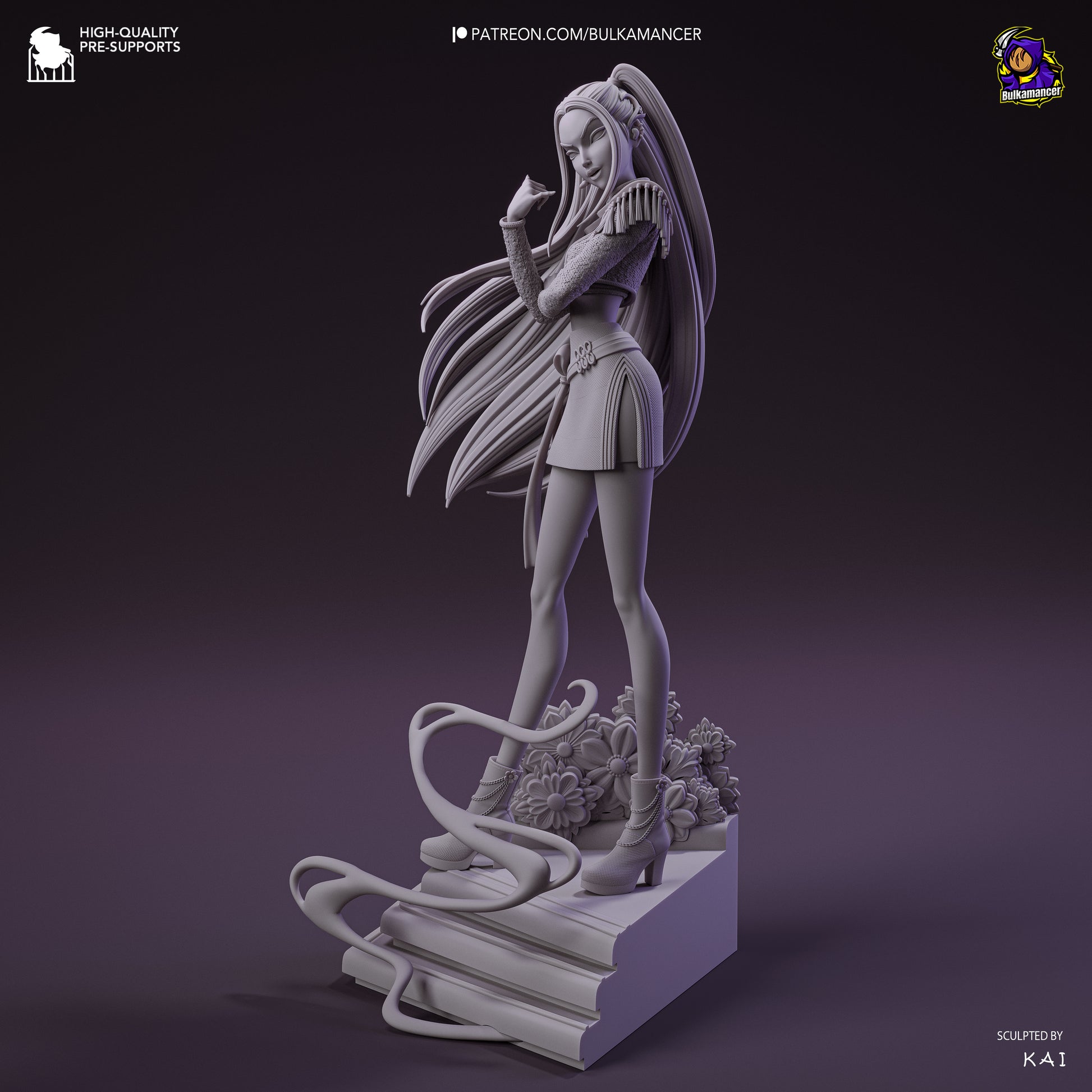 Golden Dancer | Resin Garage Kit Figure Game Fan Art | Bulkamancer Sculpts