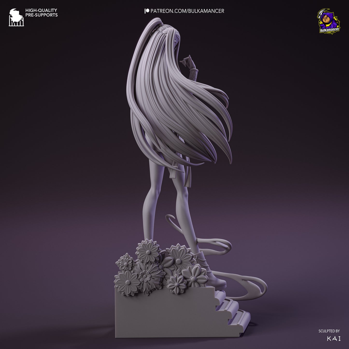 Golden Dancer | Resin Garage Kit Figure Game Fan Art | Bulkamancer Sculpts