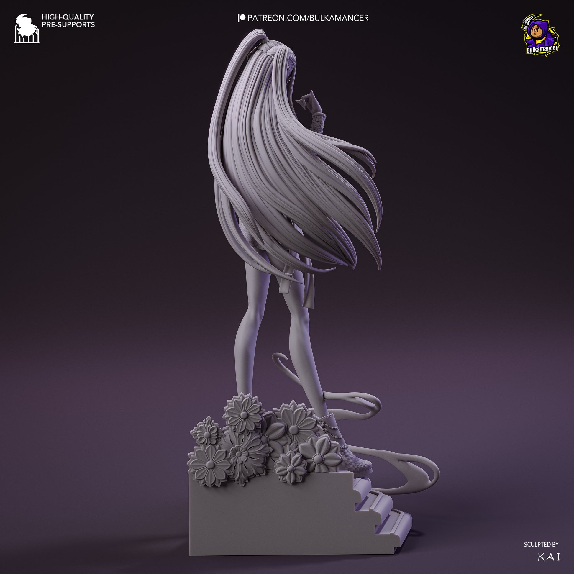 Golden Dancer | Resin Garage Kit Figure Game Fan Art | Bulkamancer Sculpts
