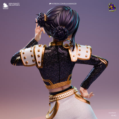 Golden Rapper | Resin Garage Kit Figure Game Fan Art | Bulkamancer Sculpts