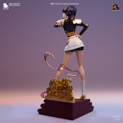 Golden Rapper | Resin Garage Kit Figure Game Fan Art | Bulkamancer Sculpts