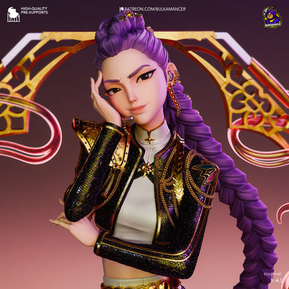 Golden Vocalist | Resin Garage Kit Figure Game Fan Art | Bulkamancer Sculpts