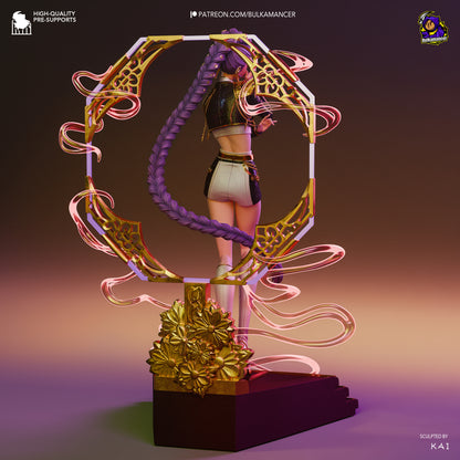 Golden Vocalist | Resin Garage Kit Figure Game Fan Art | Bulkamancer Sculpts