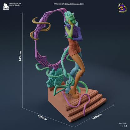 Golden Vocalist | Resin Garage Kit Figure Game Fan Art | Bulkamancer Sculpts