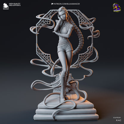 Golden Vocalist | Resin Garage Kit Figure Game Fan Art | Bulkamancer Sculpts