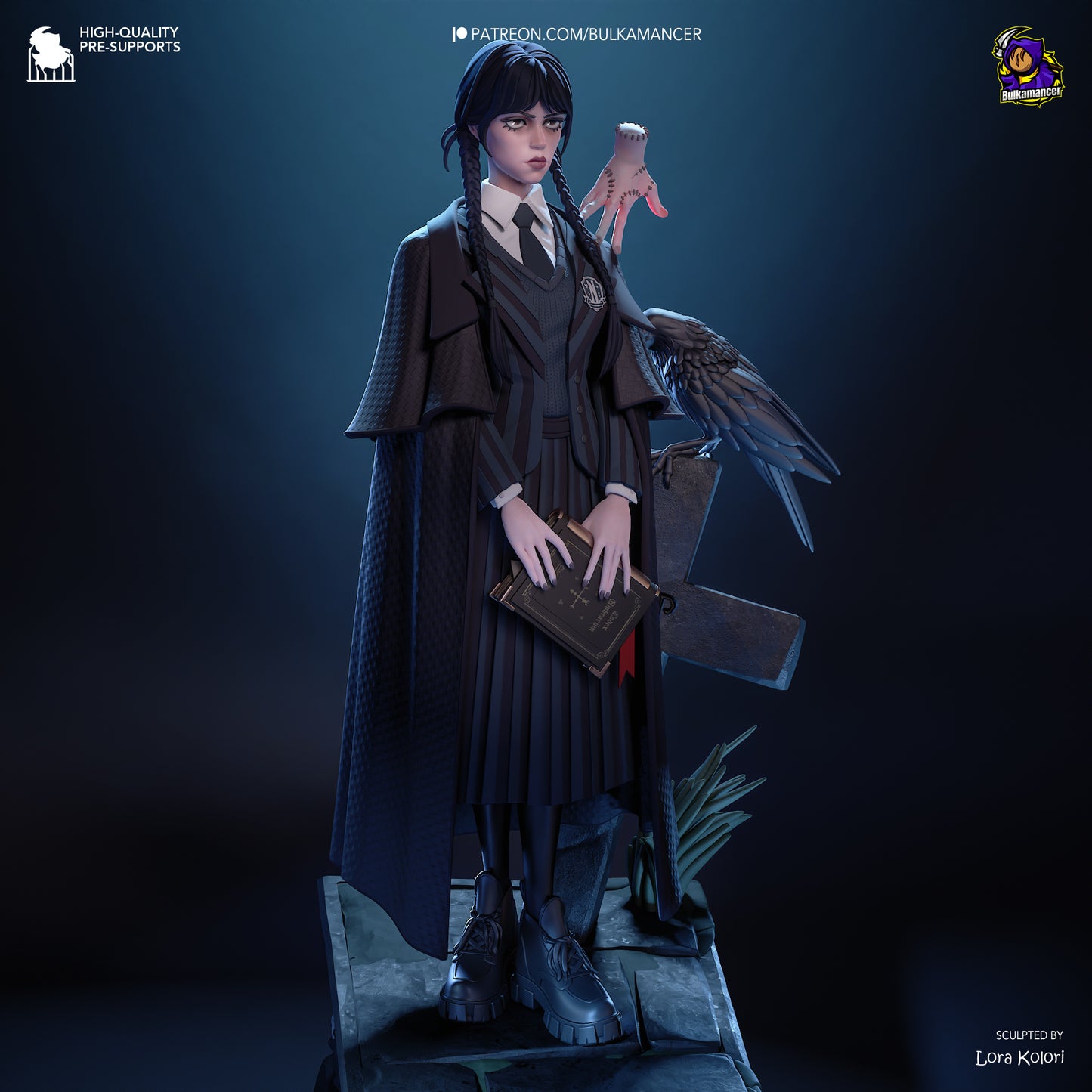 Gothic Daughter | Resin Garage Kit Figure | Bulkamancer Sculpts