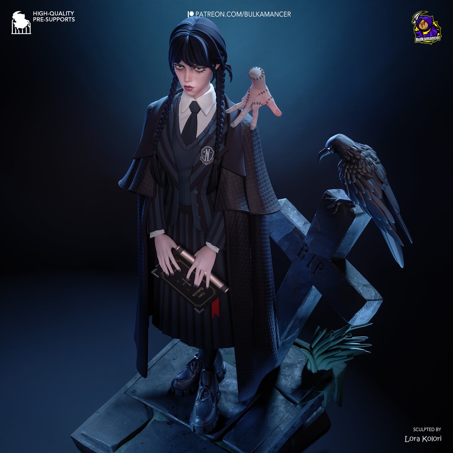 Gothic Daughter | Resin Garage Kit Figure | Bulkamancer Sculpts